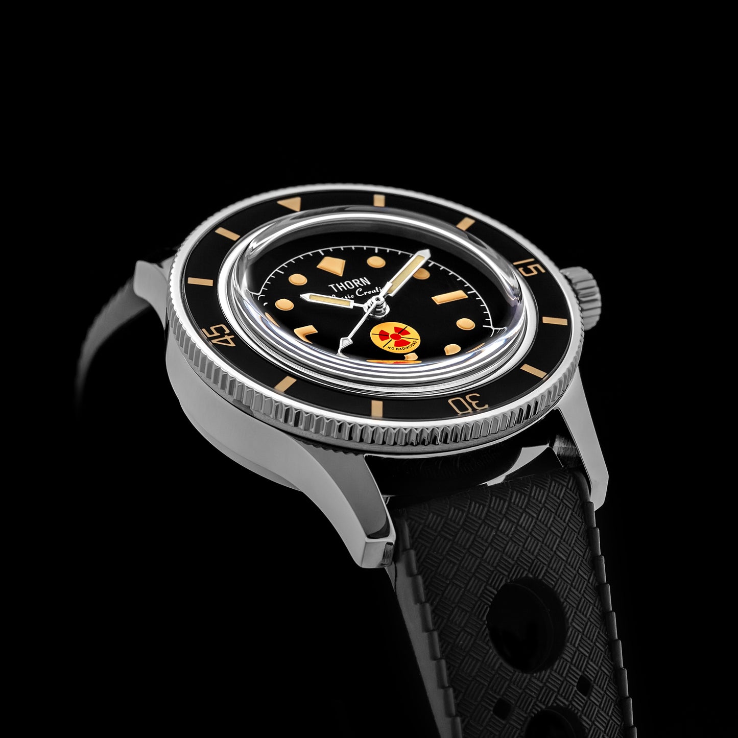 Thorn 38mm Titanium 50-Fathoms Dive Watch T009