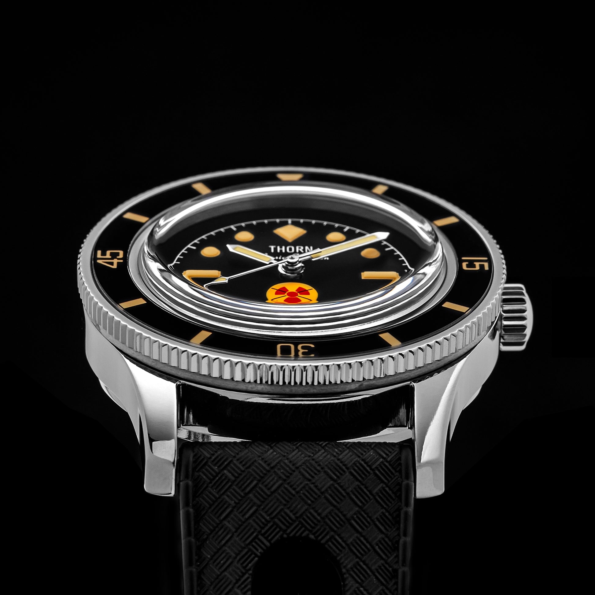 Thorn 38mm Titanium 50-Fathoms Dive Watch T009 – Thorn Watch