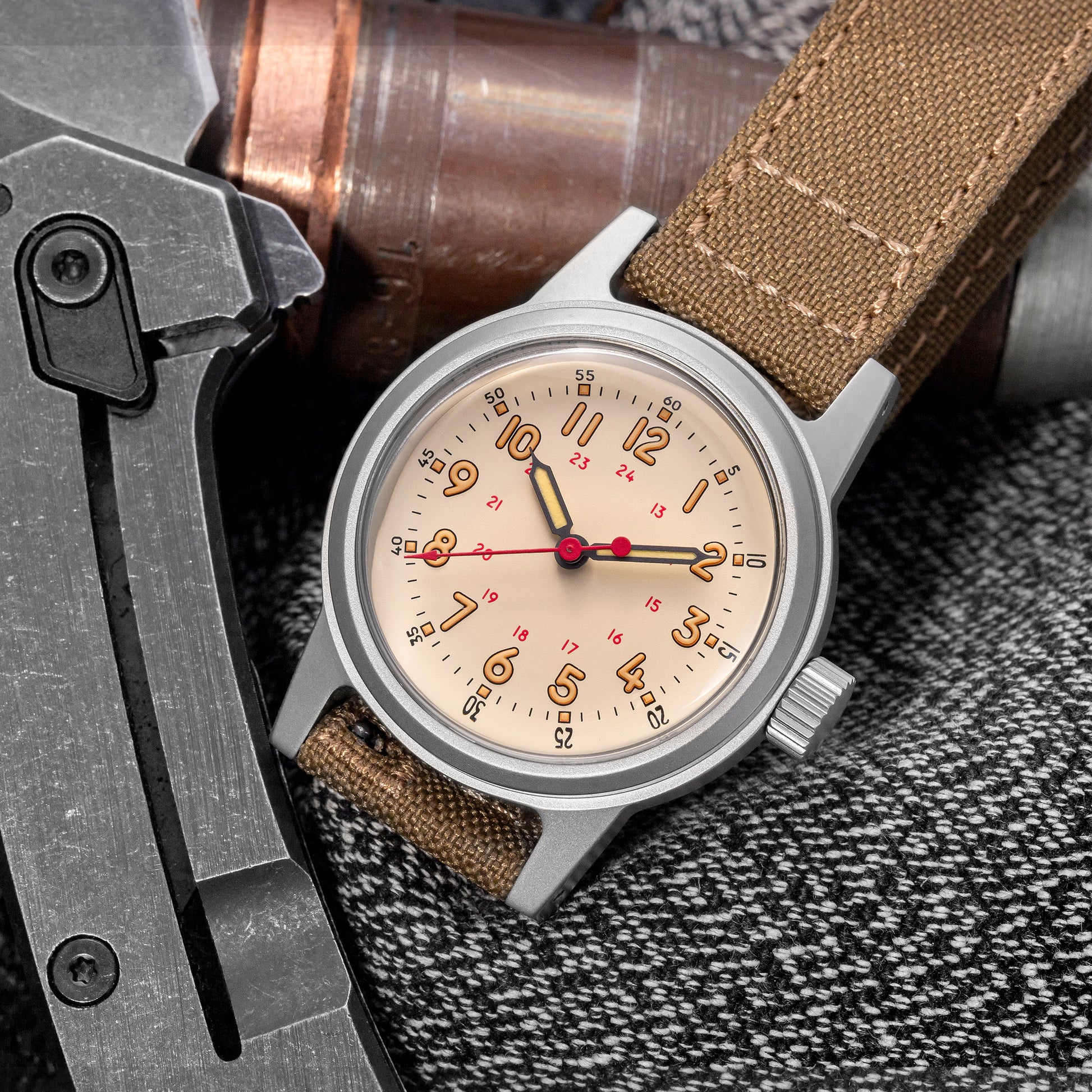 Thorn A11 orologio milare milare 36mm NH35 movimento acciaio inossidabile cinturino in tessuto di cristallo zaffiro orologio automatico da uomo Thorn A11 orologio milare milare 36mm NH35 movimento acciaio inossidabile cinturino in tessuto di cristallo zaffiro orologio automatico da uomo