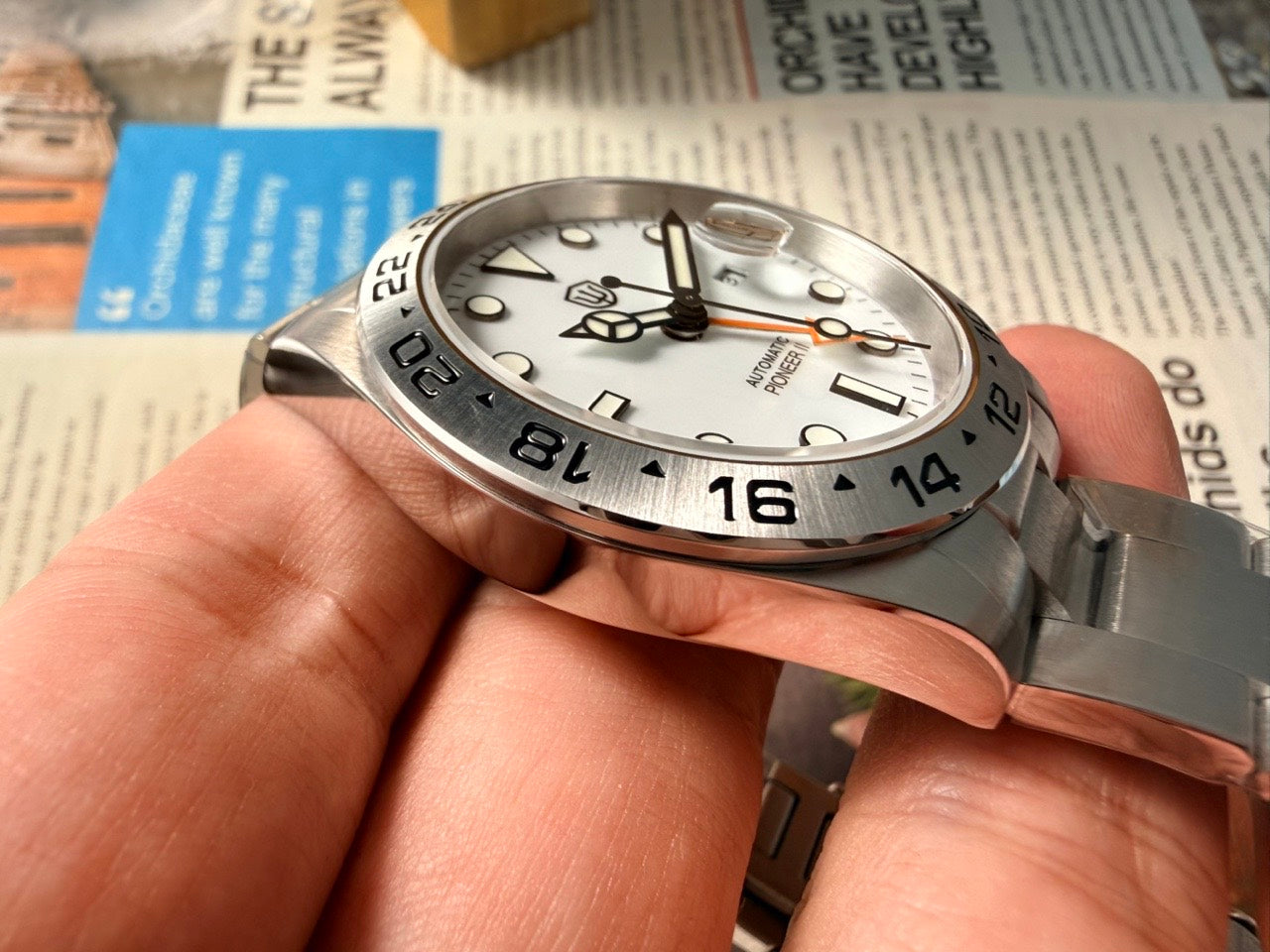 Watchdives WD1993 40mm 6460 GMT Watch