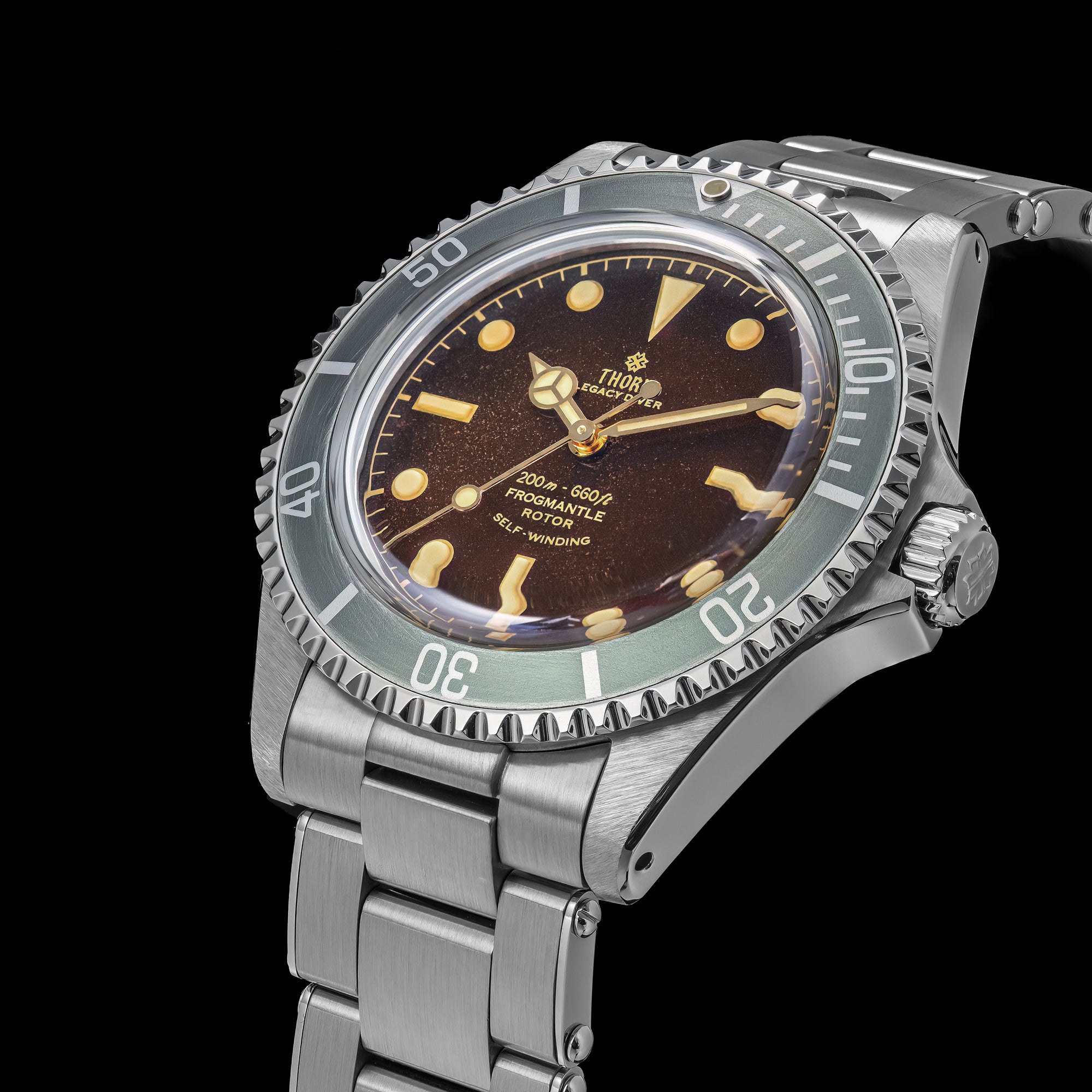 Thorn T023 40mm PT5000 Automatic Mechanical Dive Watch – Vintage