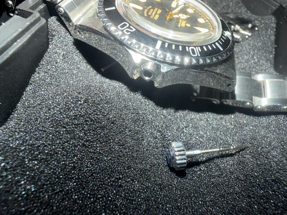 ★US Pre-Owned★ Thorn T023 V2 40mm Vintage Diver (Crown & Movement Issues)