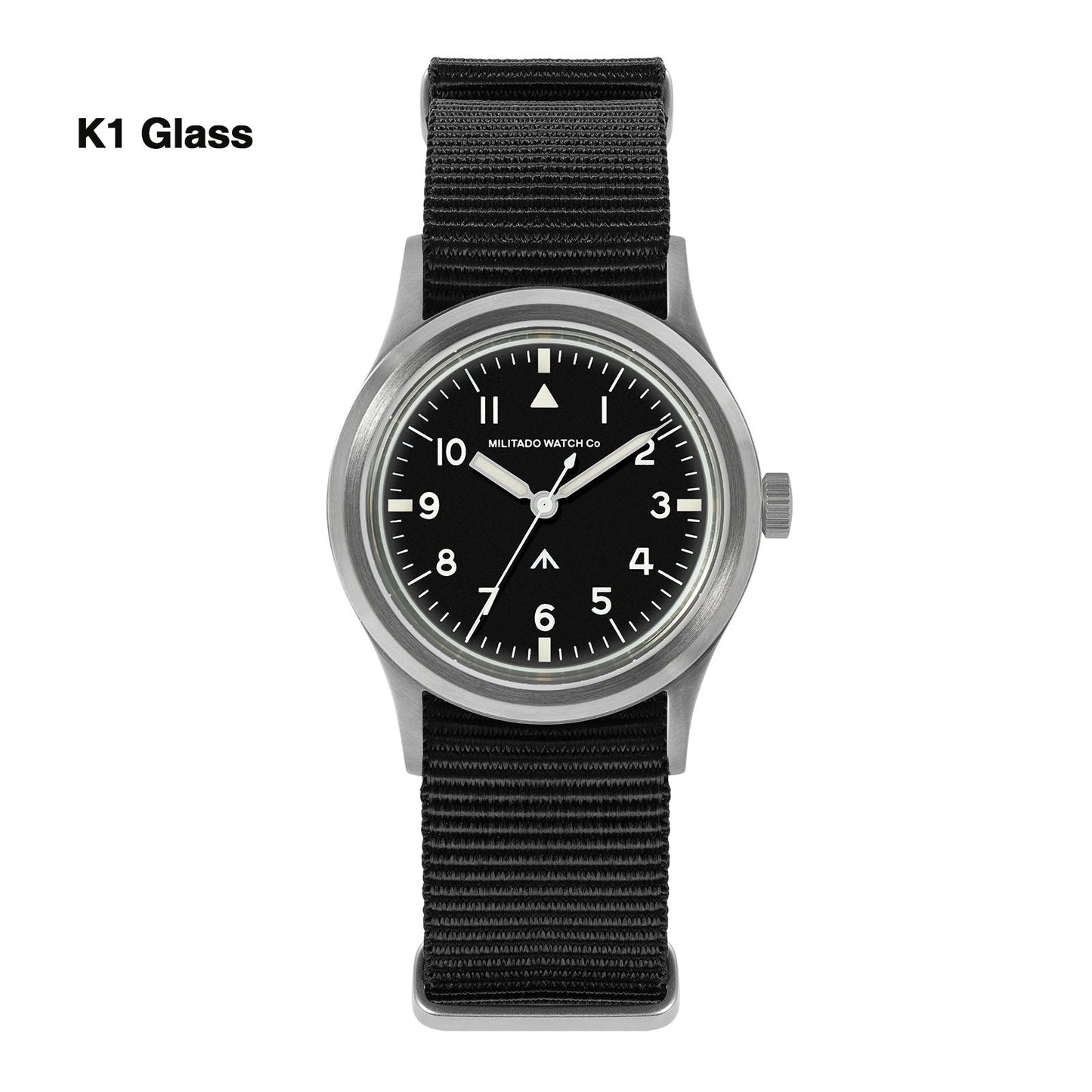 Militado 36mm Retro Military Watch VH31/VH65 Sweeping Hand ML14 V2