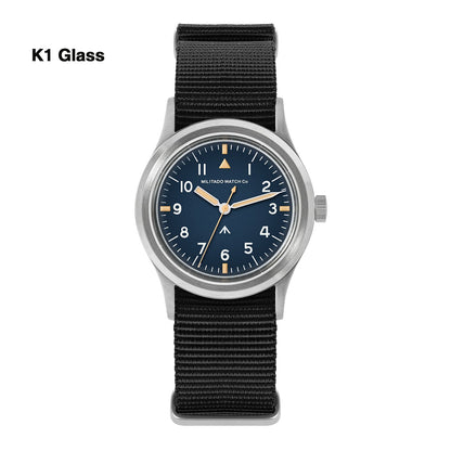 Militado 36mm Retro Military Watch VH31/VH65 Sweeping Hand ML14 V2