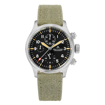 ★New Arrival★ Militado Retro 39mm Chronograph Watch Ml1868-3