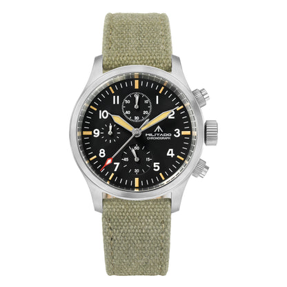 ★New Arrival★ Militado Retro 39mm Chronograph Watch Ml1868-3
