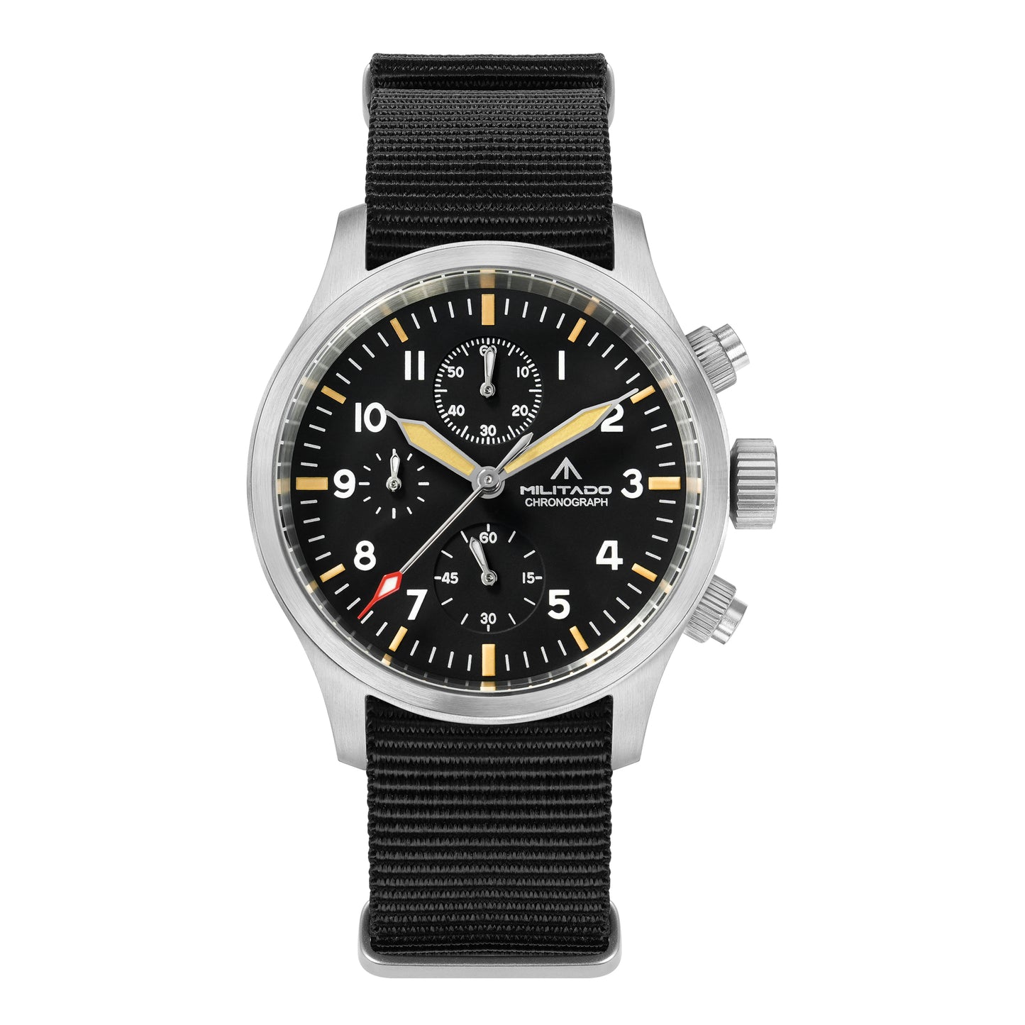 ★New Arrival★ Militado Retro 39mm Chronograph Watch Ml1868-3
