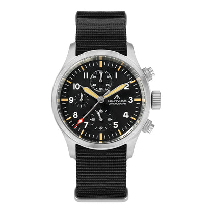 ★New Arrival★ Militado Retro 39mm Chronograph Watch Ml1868-3