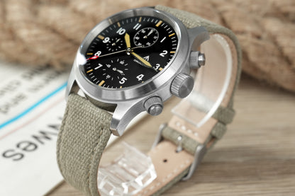 ★New Arrival★ Militado Retro 39mm Chronograph Watch Ml1868-3