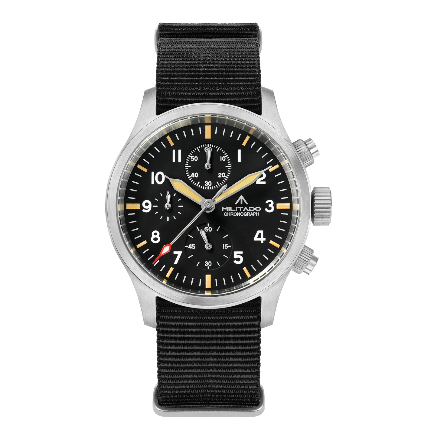 ★New Arrival★ Militado Retro 39mm Chronograph Watch Ml1868-3