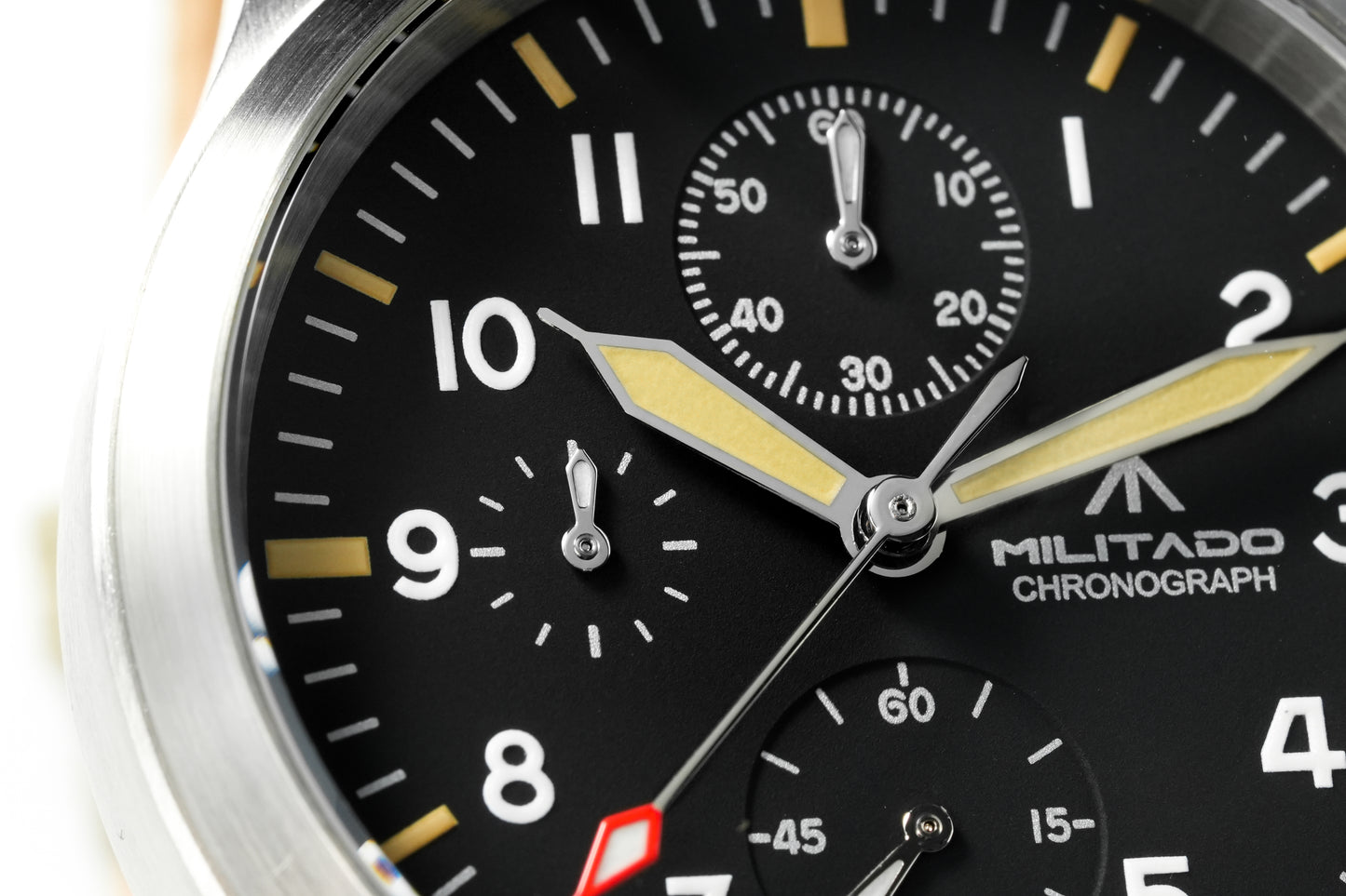 ★New Arrival★ Militado Retro 39mm Chronograph Watch Ml1868-3