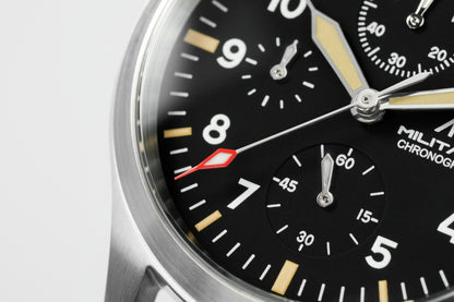 ★New Arrival★ Militado Retro 39mm Chronograph Watch Ml1868-3