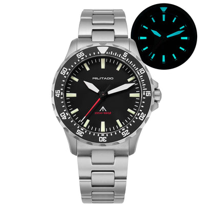 Militado 39mm Dive Watch Sapphire Crystal Military Watch ML16