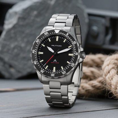 Militado 39mm Dive Watch Sapphire Crystal Military Watch ML16