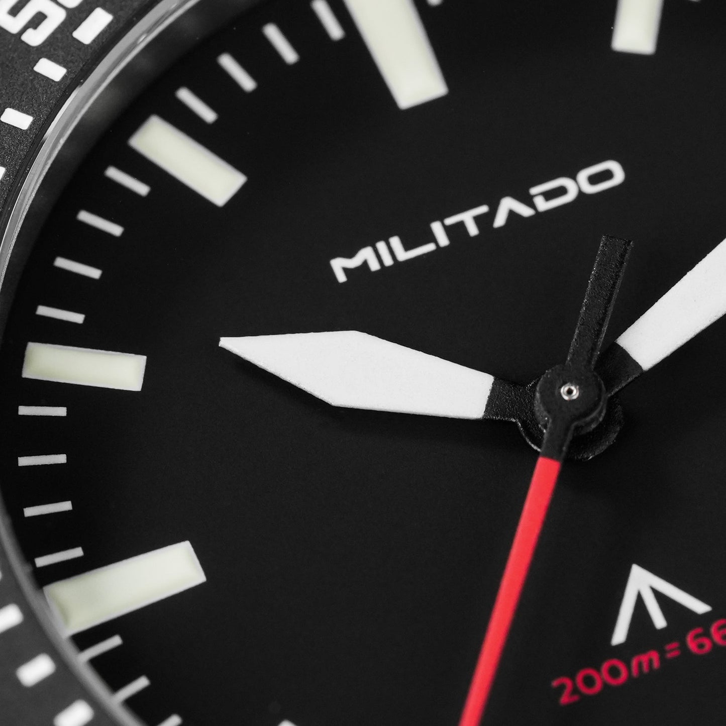 Militado 39mm Dive Watch Sapphire Crystal Military Watch ML16