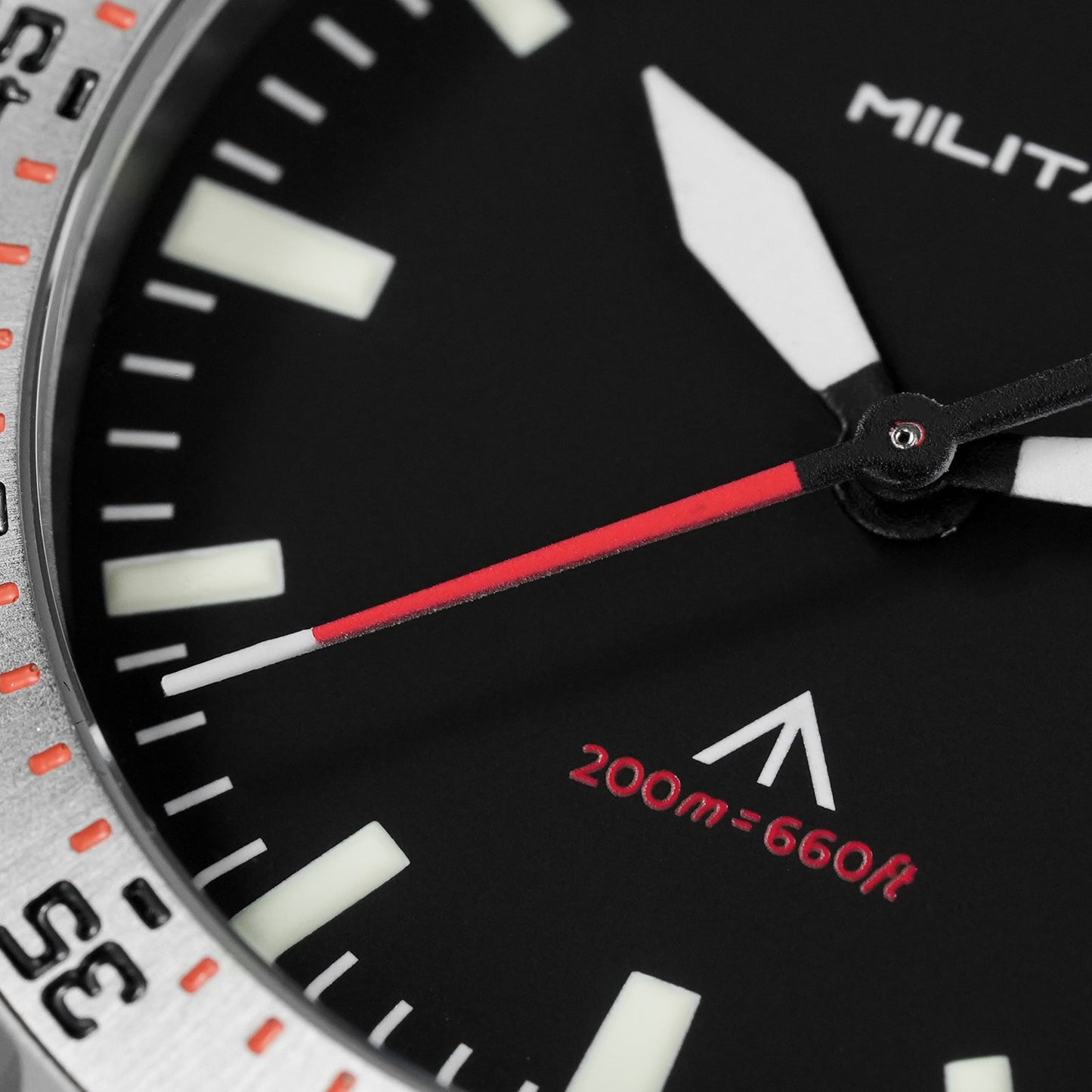 Militado 39mm Dive Watch Sapphire Crystal Military Watch ML16