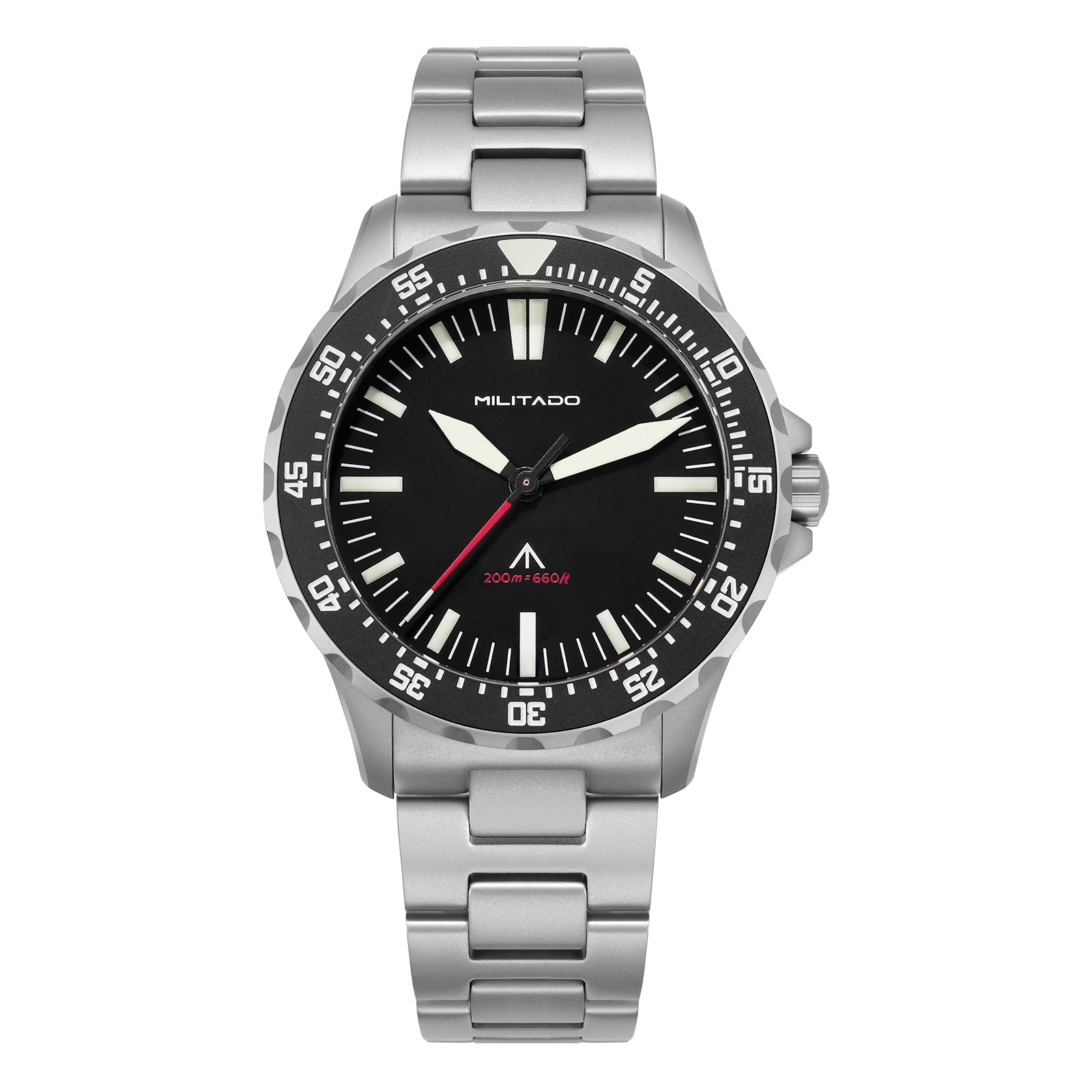 Militado 39mm Dive Watch Sapphire Crystal Military Watch ML16