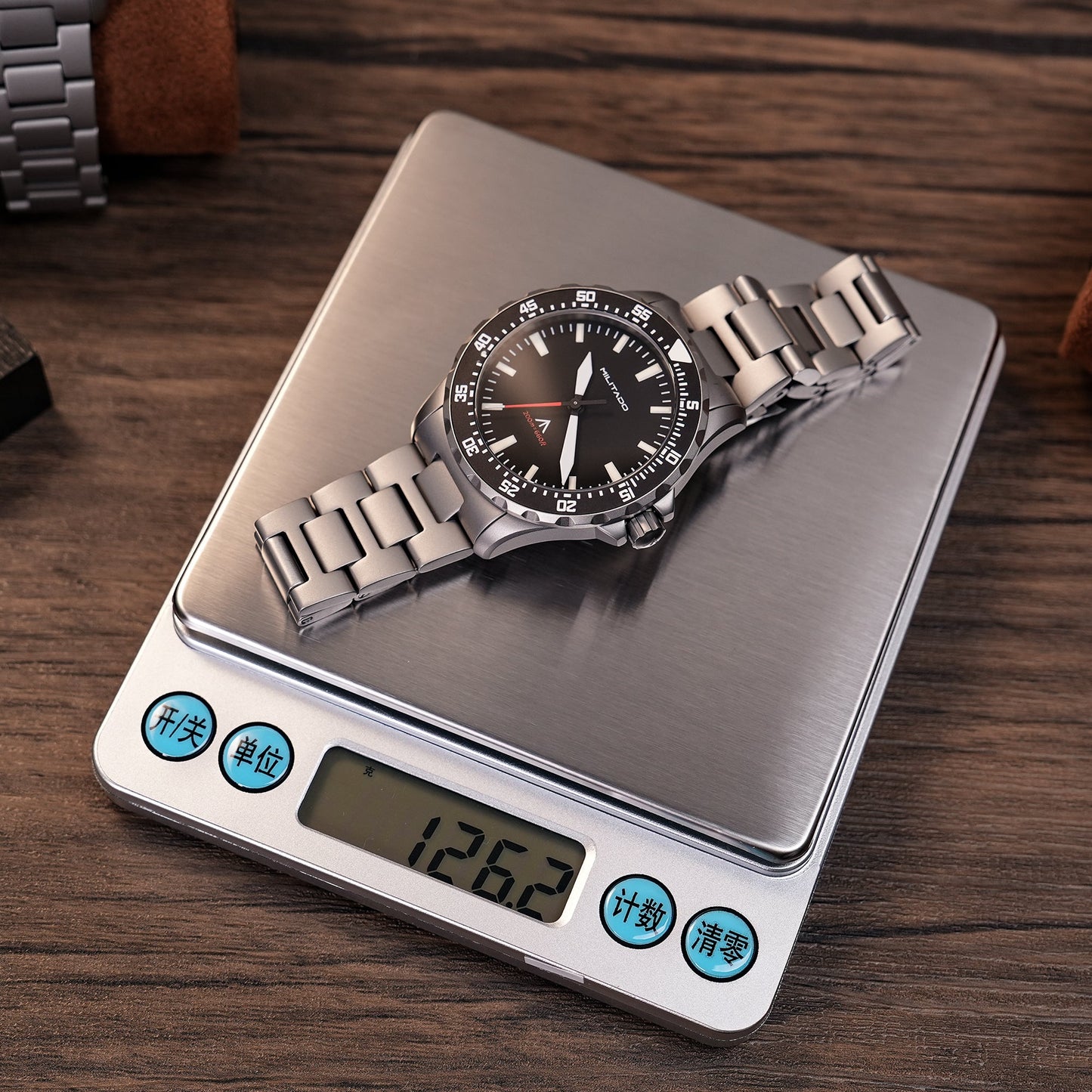 Militado 39mm Dive Watch Sapphire Crystal Military Watch ML16