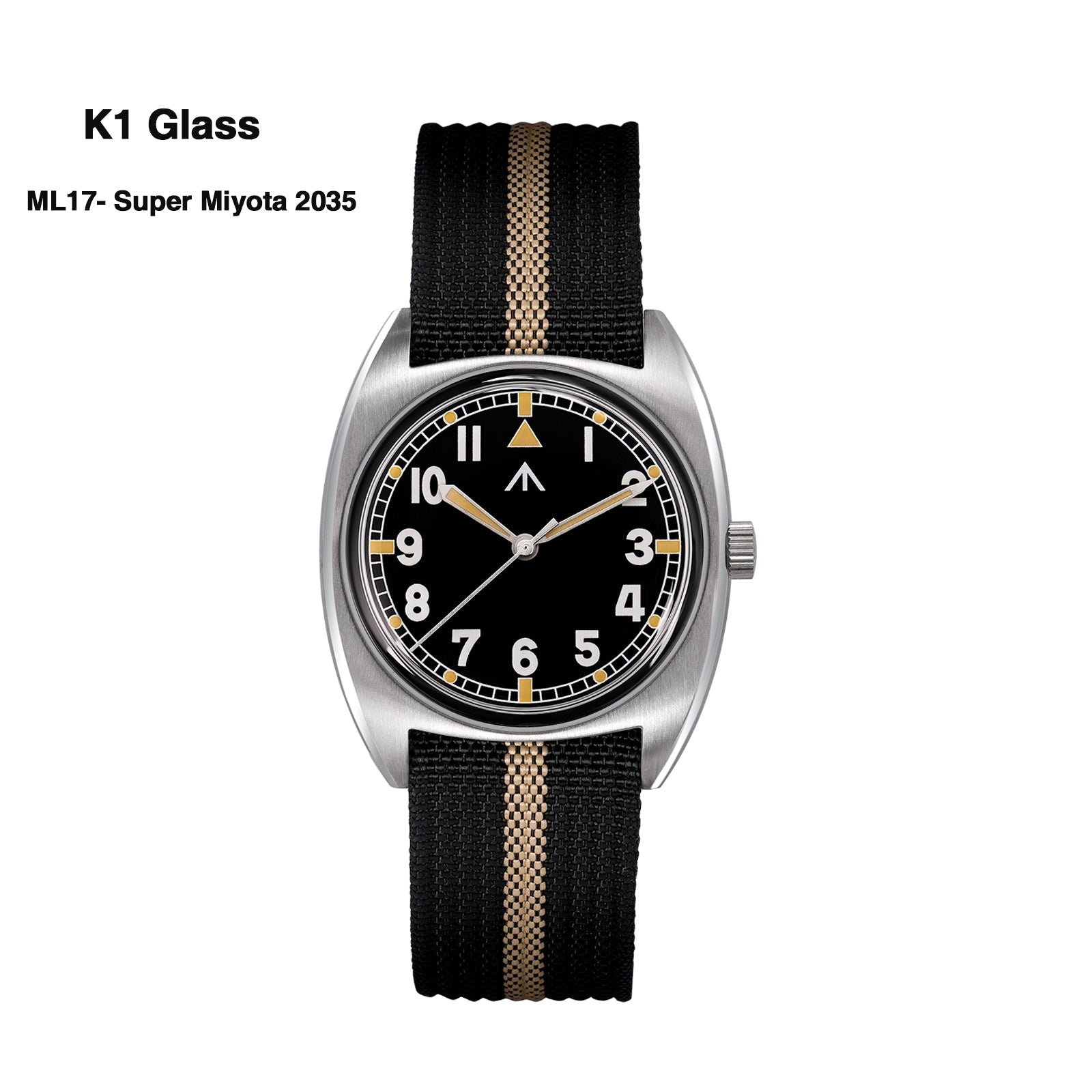 Militado Vintage 36mm Military Watch W10 Remake ML17 – Thorn Watch