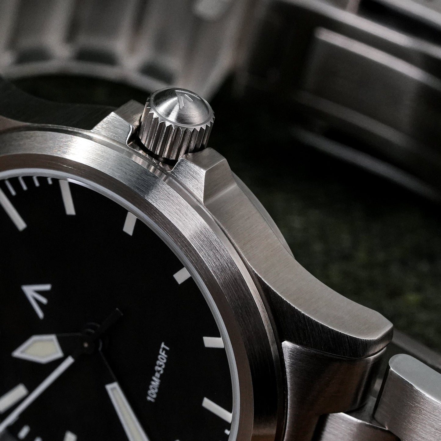 Militado 36mm Field Watch VH31 Sweeping Movt Men Watch ML18