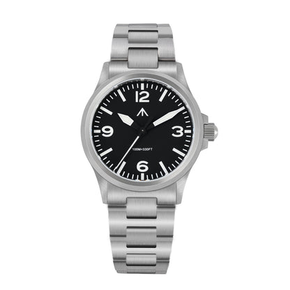 Militado 36mm Field Watch VH31 Sweeping Movt Men Watch ML18