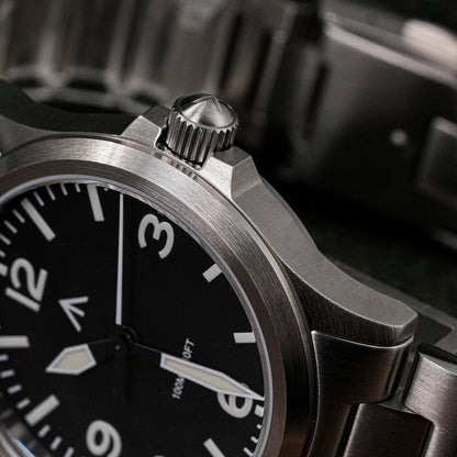 Militado 36mm Field Watch VH31 Sweeping Movt Men Watch ML18