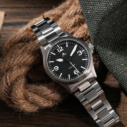 Militado 36mm Field Watch VH31 Sweeping Movt Men Watch ML18