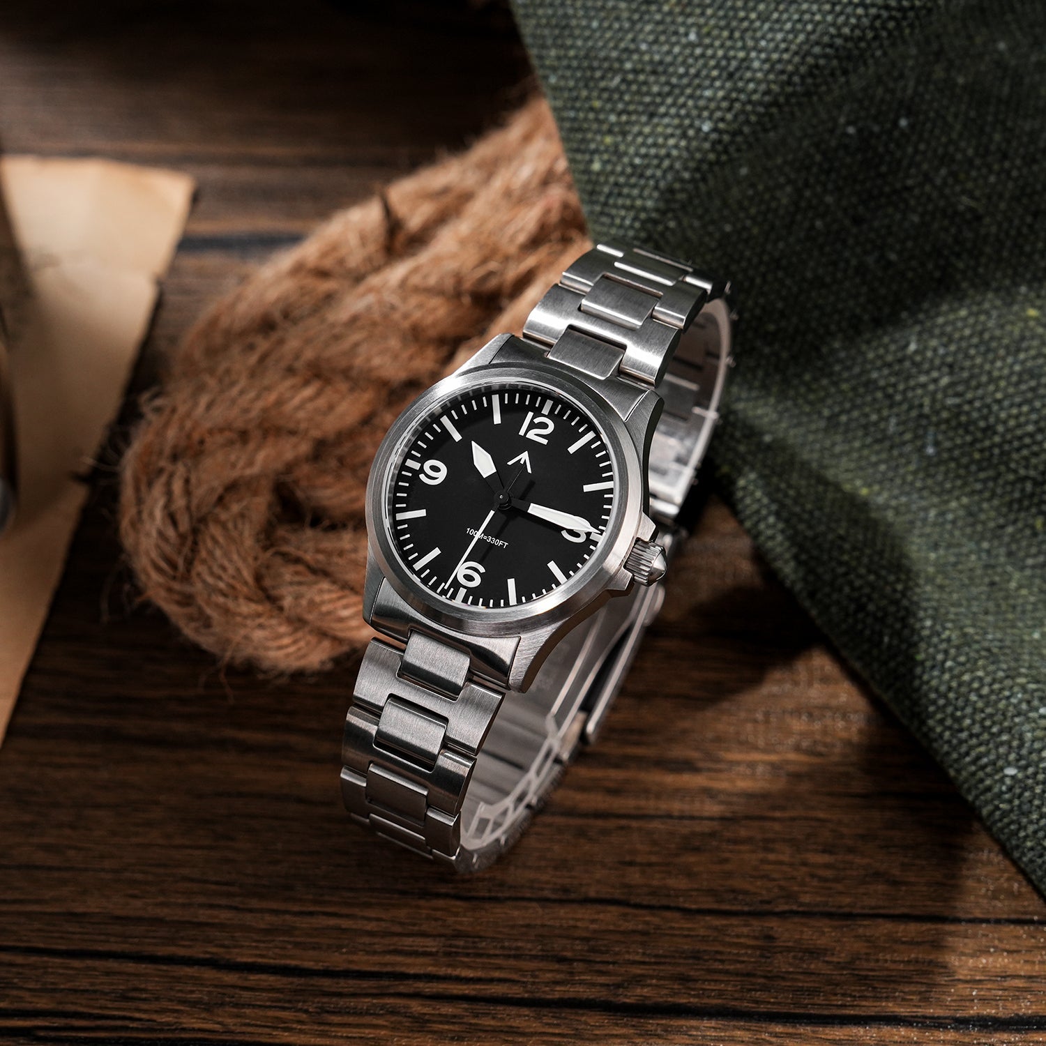 Militado ml18 556I 36mm Hリンクブレス クォーツvh31 Militado ml18 556I 36mm Hリンクブレス クォーツvh31 - メルカリ