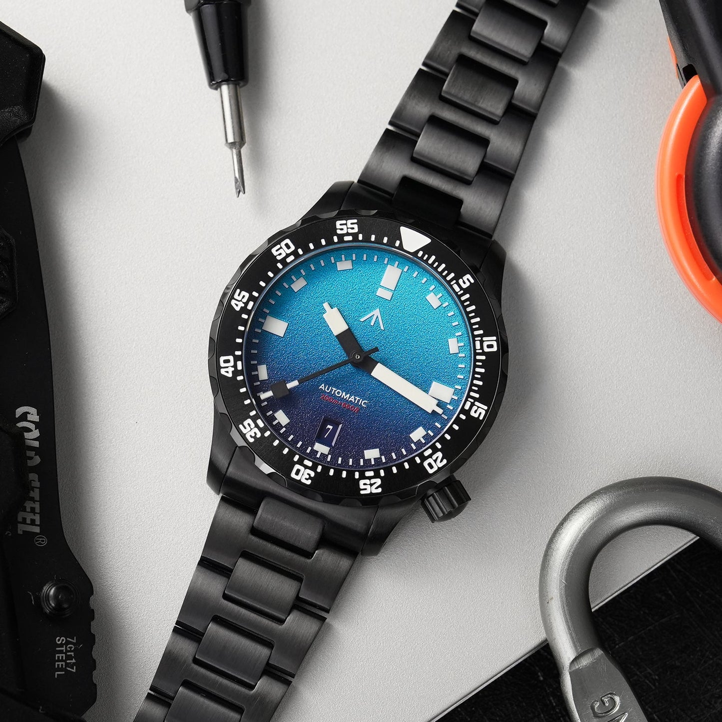 Militado 39mm Dive Watch PT5000 Automatic Mech Watch ML20