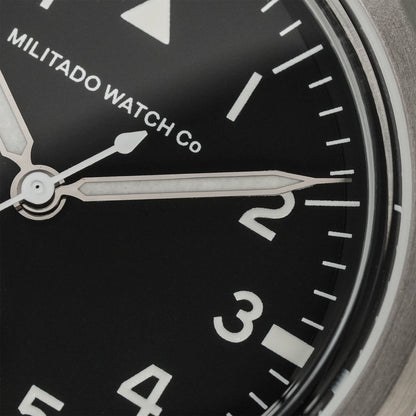 Militado 36mm Retro Military Watch Vh31/Vh65 Sweeping Hand Ml14 V2