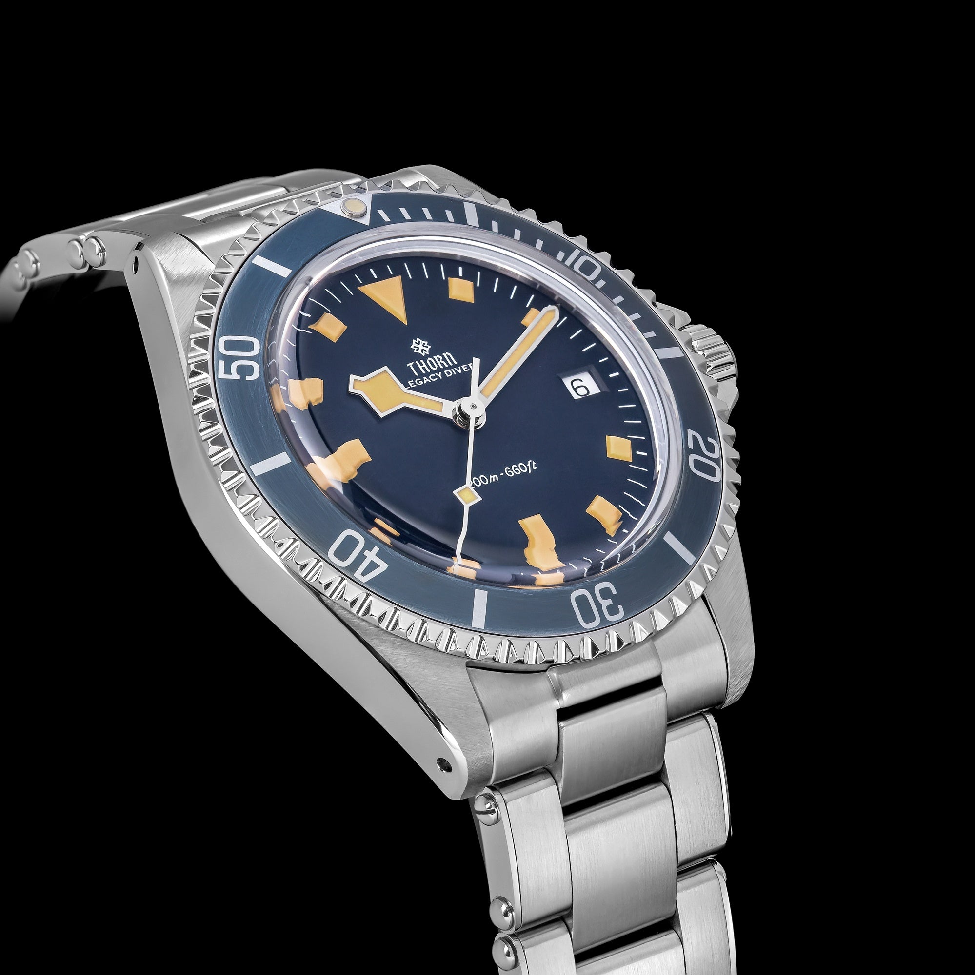 Thorn T023 40mm PT5000 Automatic Mechanical Dive Watch – Vintage