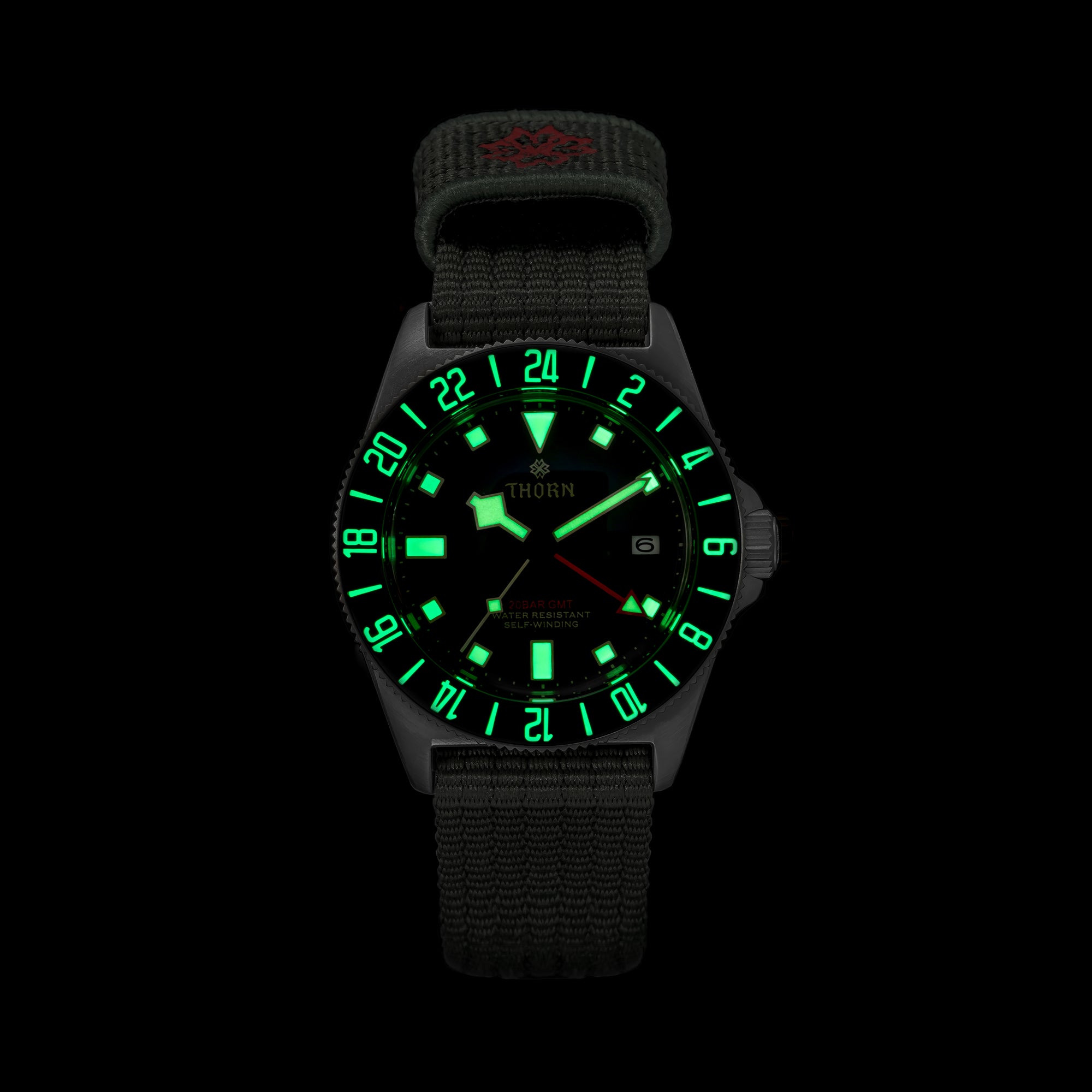 THORN T020 GMT Automatic Dive Watch | Titanium 200M NH34 Movement