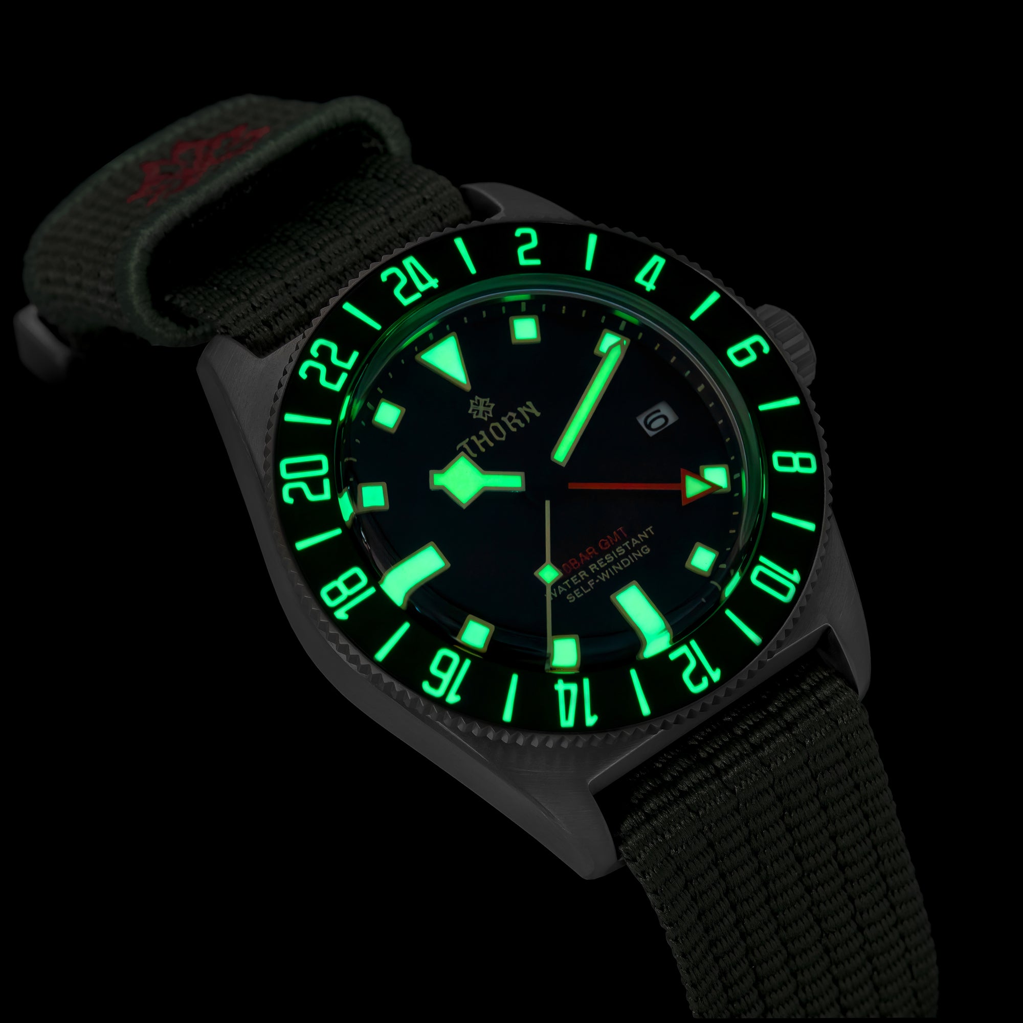 THORN T020 GMT Automatic Dive Watch | Titanium 200M NH34 Movement