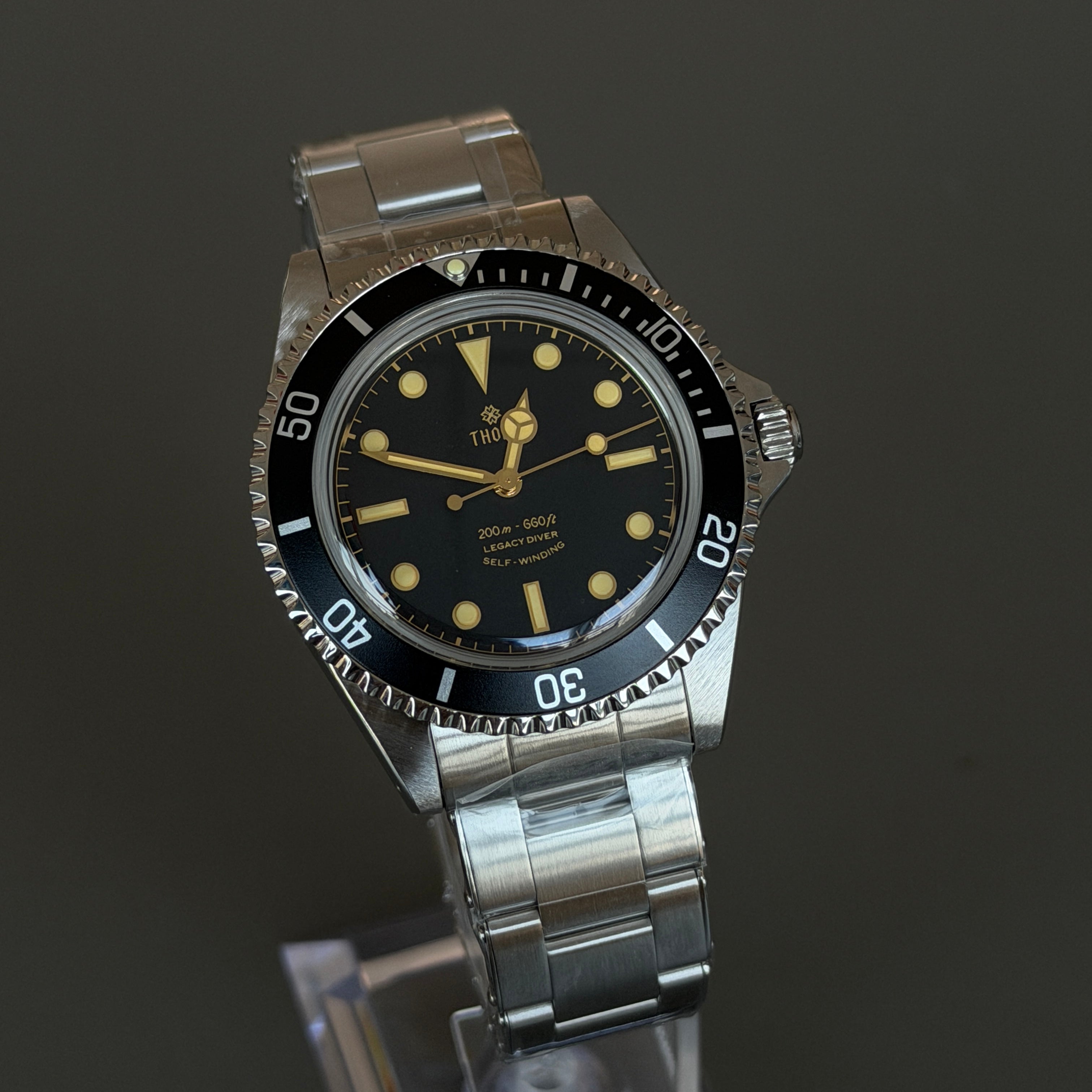 Thorn T023 40mm PT5000 Automatic Mechanical Dive Watch – Vintage