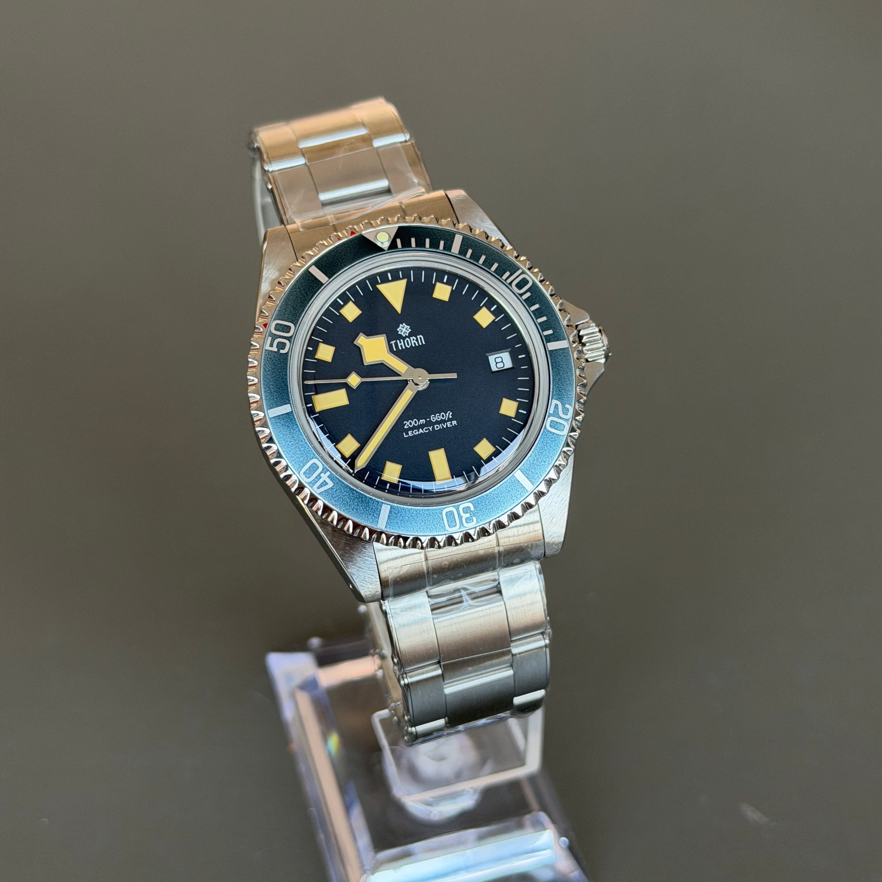 Thorn T023 40mm PT5000 Automatic Mechanical Dive Watch – Vintage