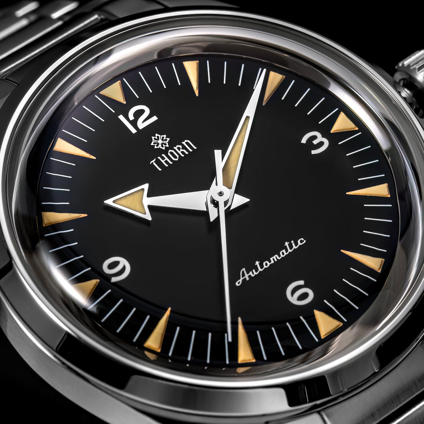 ★11·11 Special★THORN 38mm Automatic Watch 1950s Tribute Collection T026