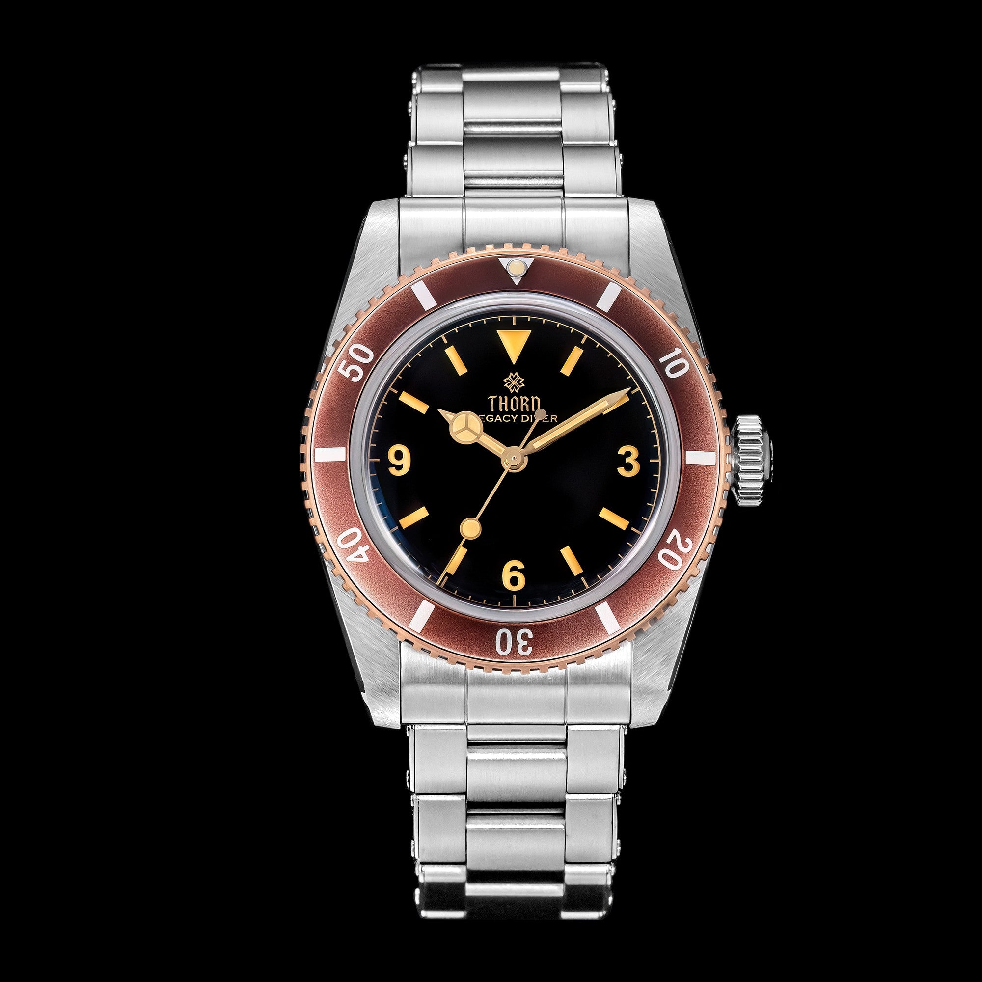 THORN T028 37mm PT5000 Automatic Dive Watch – 200M Vintage Diver