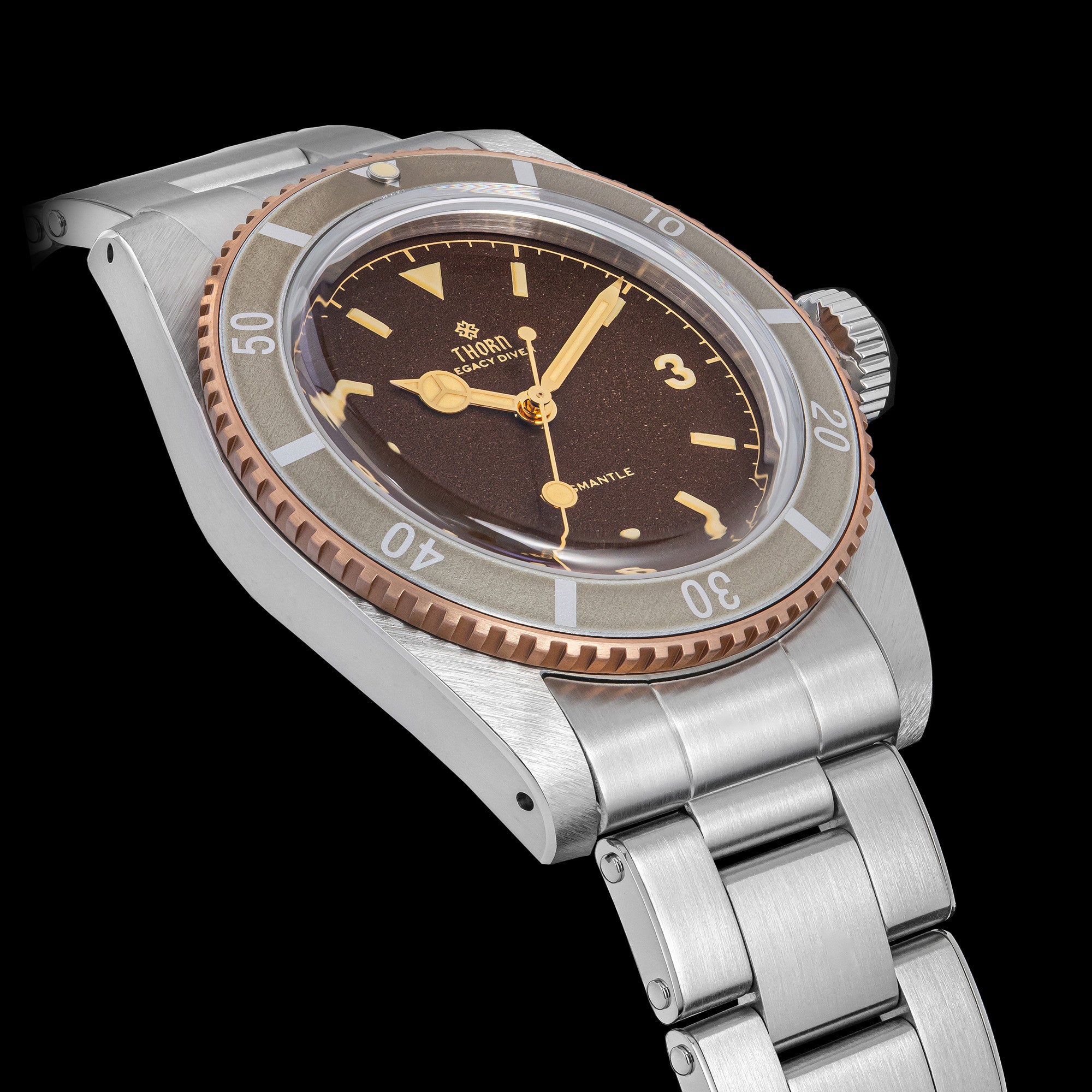 THORN T028 37mm PT5000 Automatic Dive Watch – 200M Vintage Diver