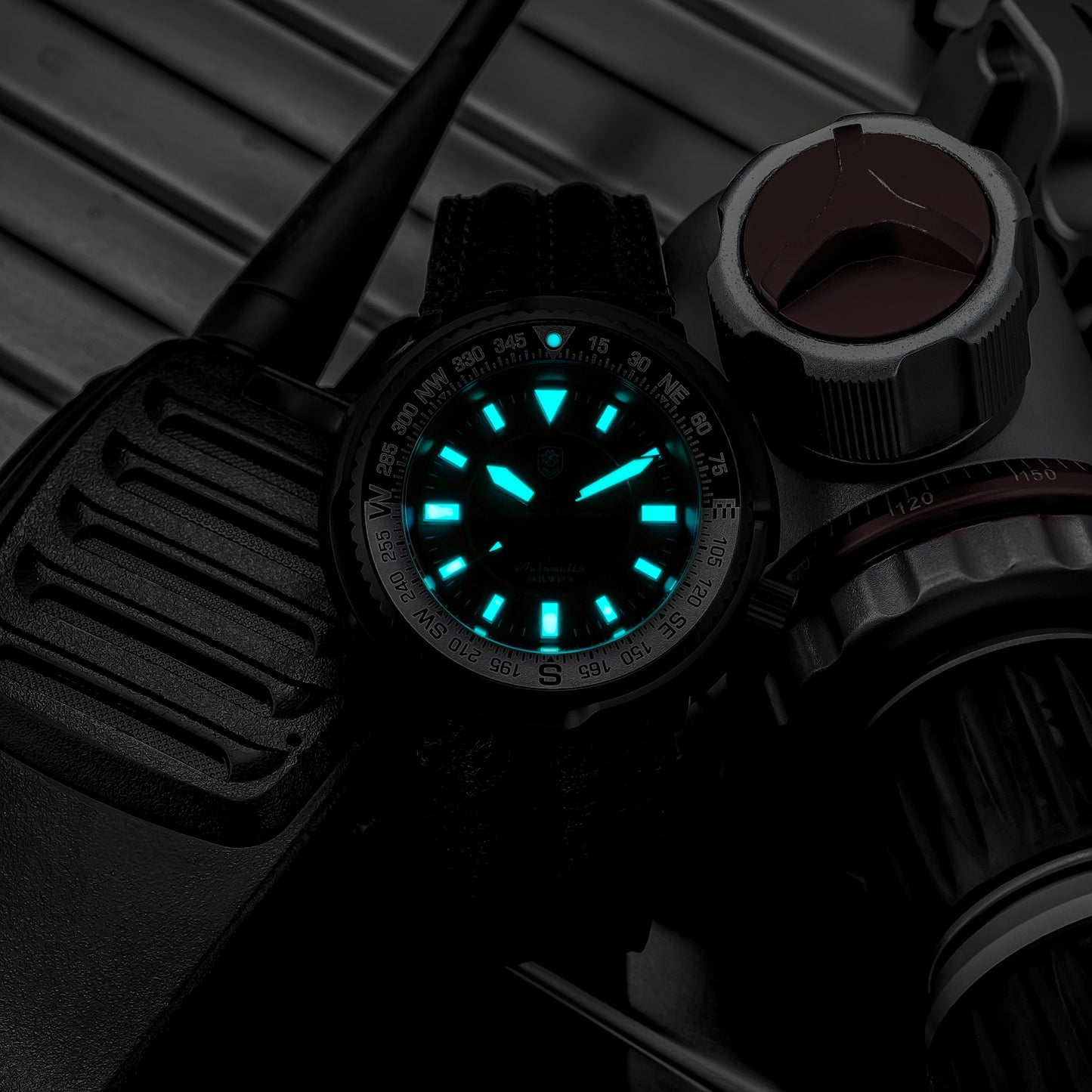 Thorn Titanium NH34 GMT Diver Watch T015