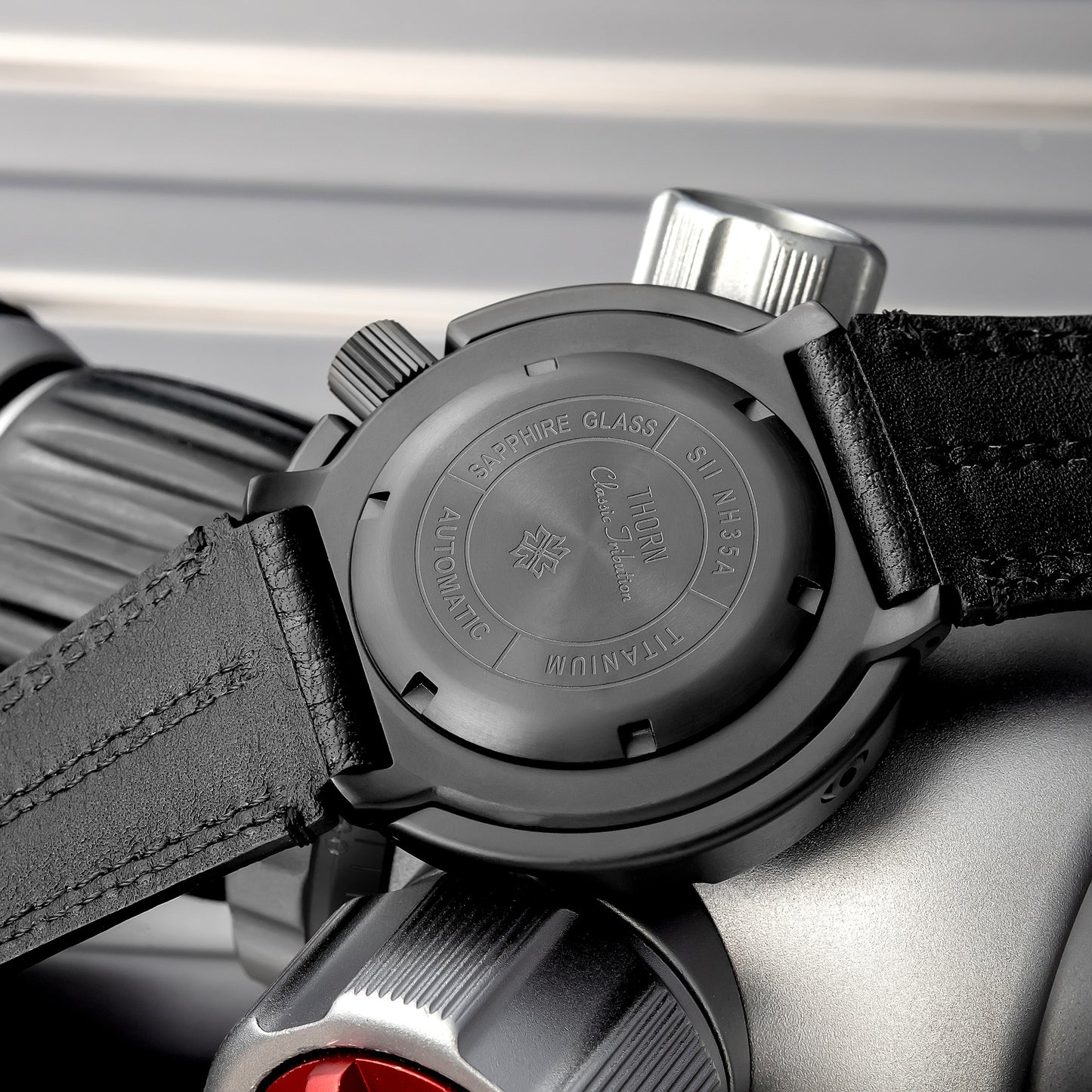Thorn Titanium NH34 GMT Diver Watch T015
