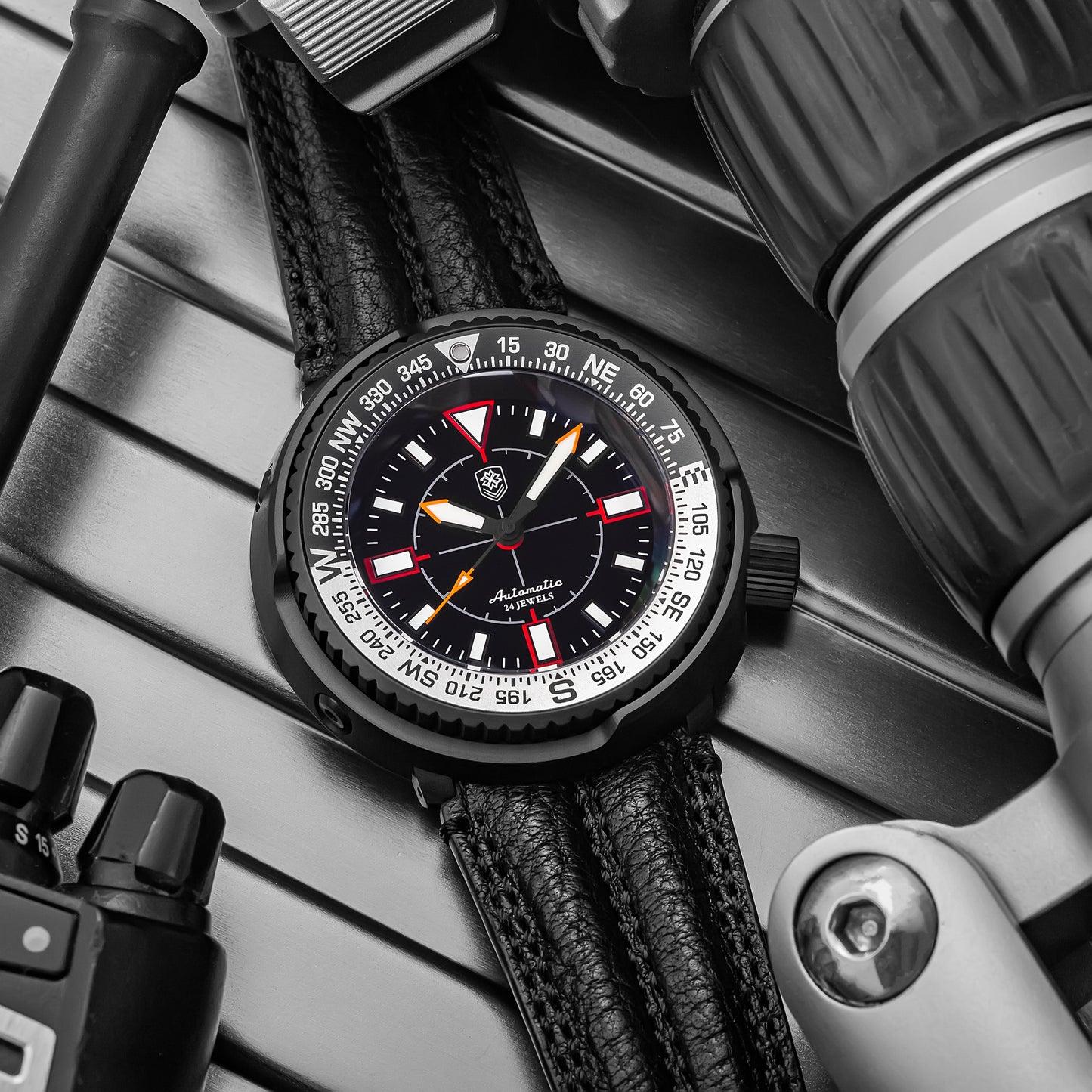 Thorn Titanium NH34 GMT Diver Watch T015