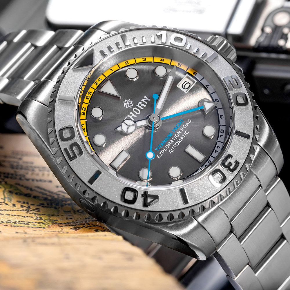 THORN Titanium GMT Dive Watch NH34A | 300m Automatic – Thorn Watch