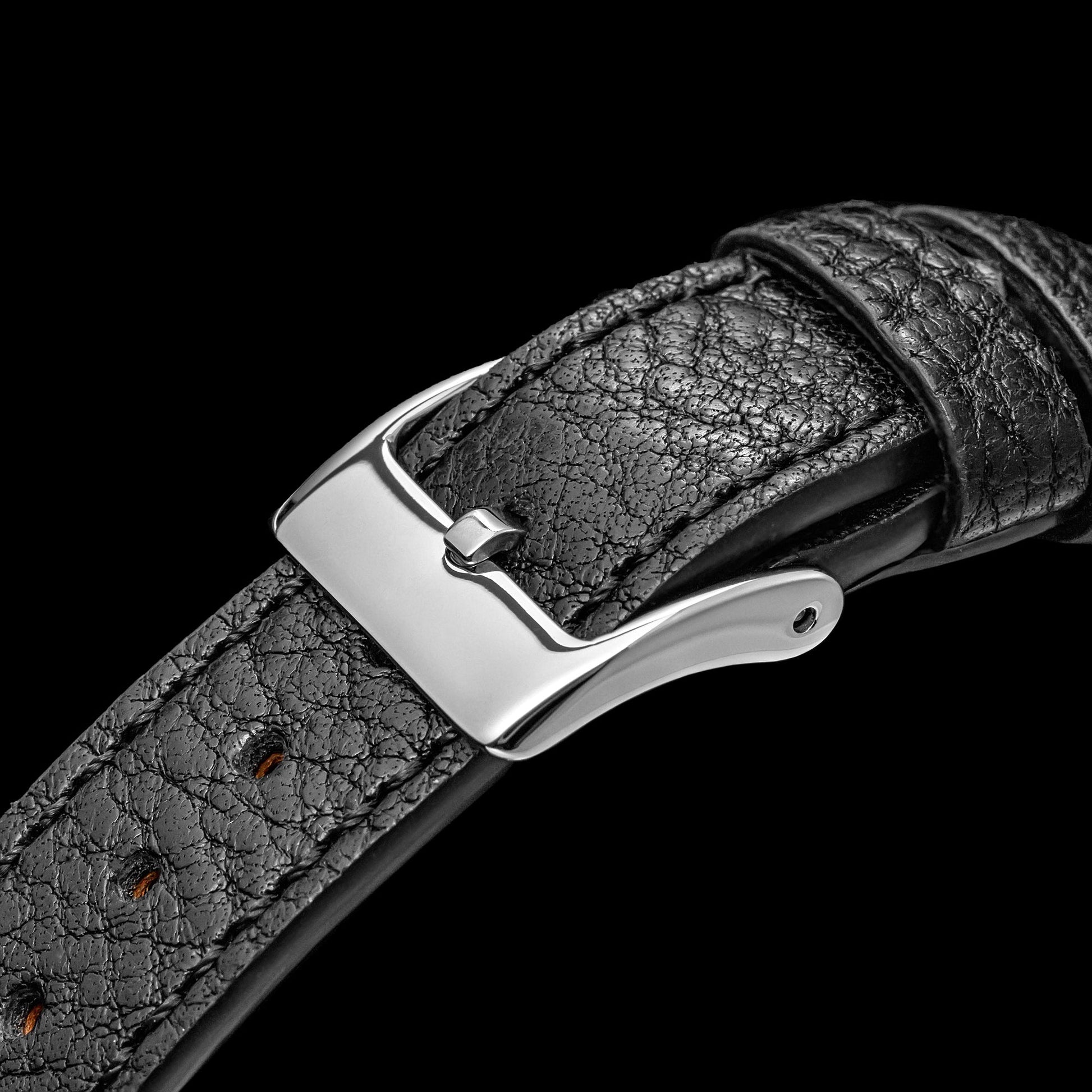T027 Watch Details, Vintage Coin Pattern Bezel, Stainless Steel Case, Enamel Dial
