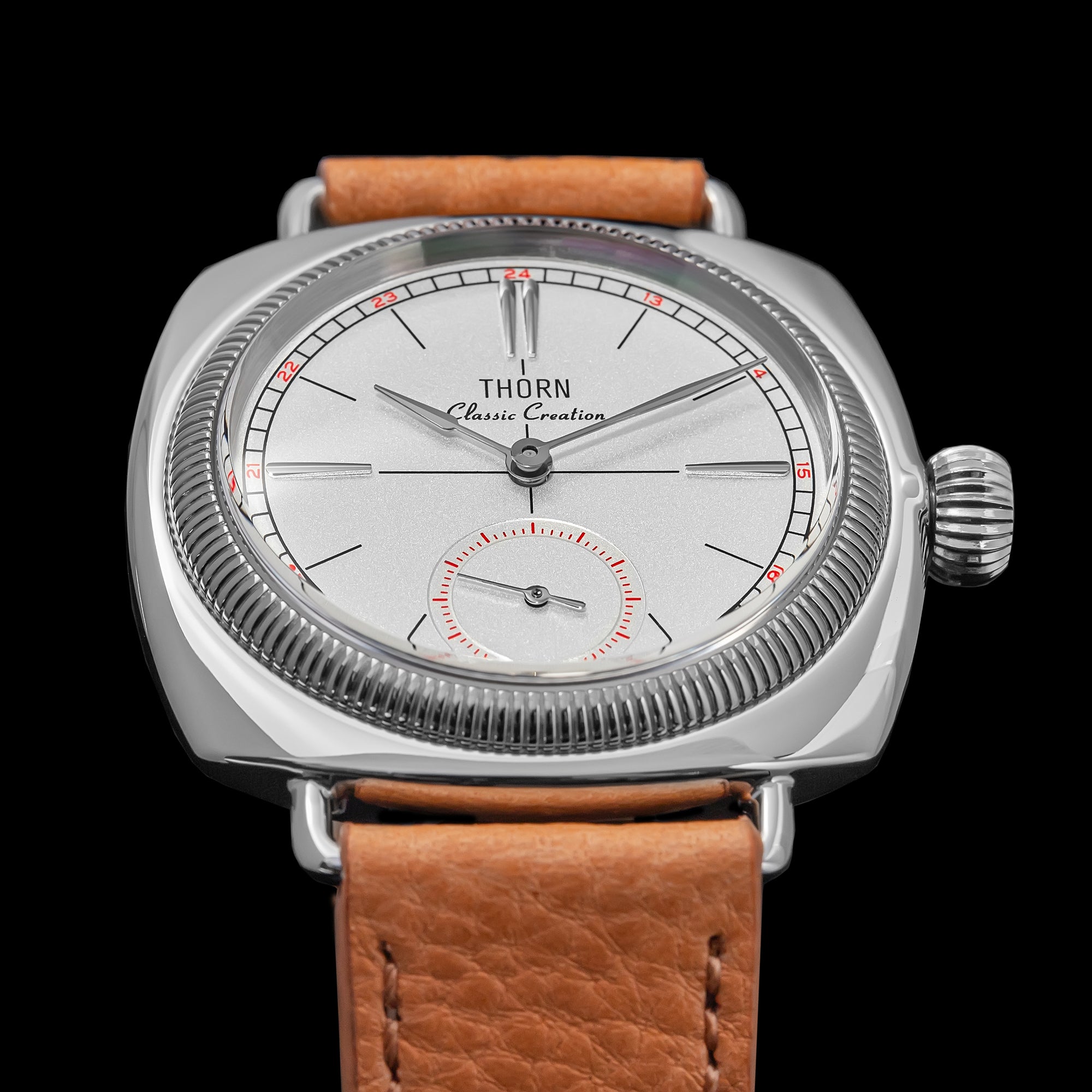 Thorn T017 Retro Cushion Quartz Couple's Watch | Classic Design