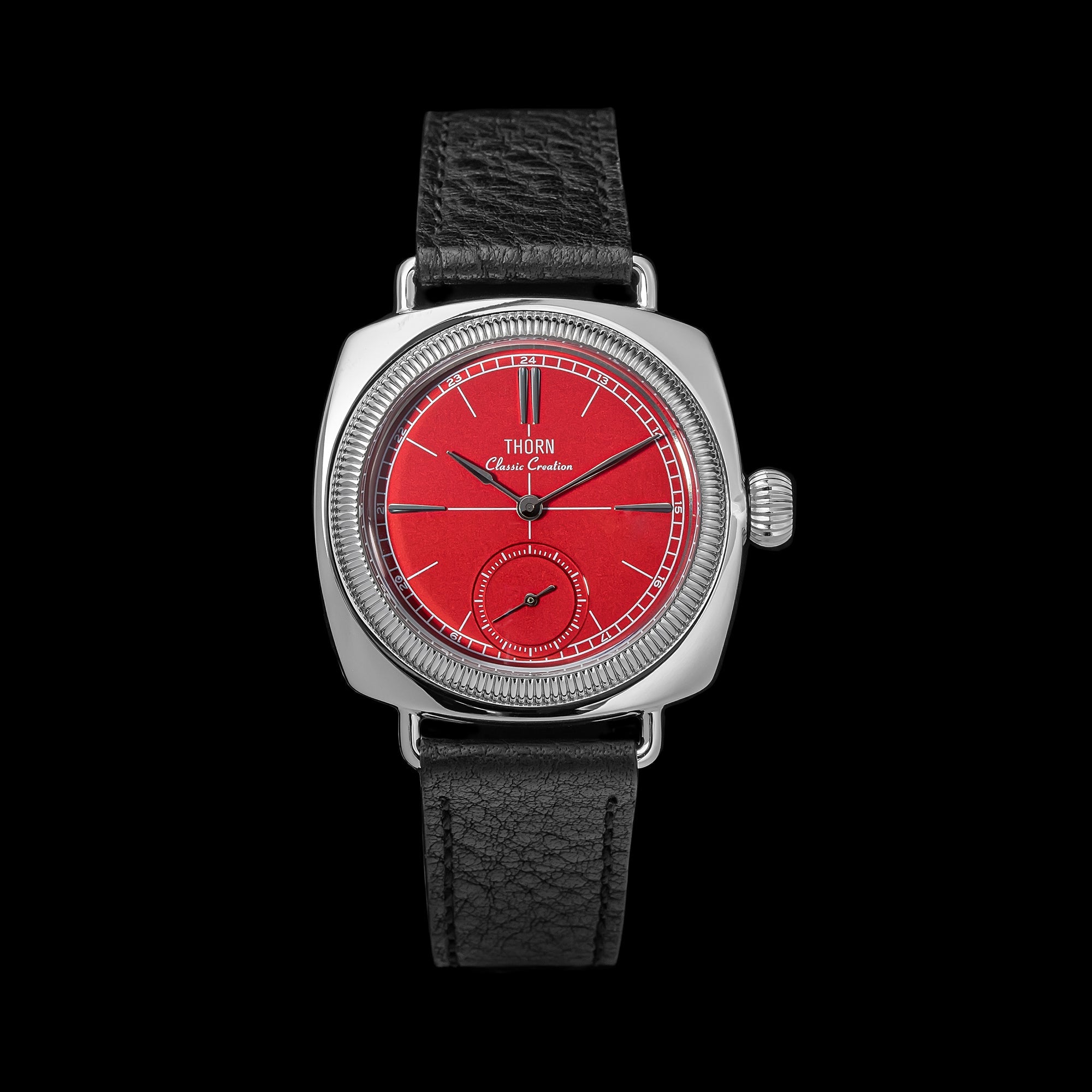 Thorn T017 Retro Cushion Quartz Couple's Watch | Classic Design