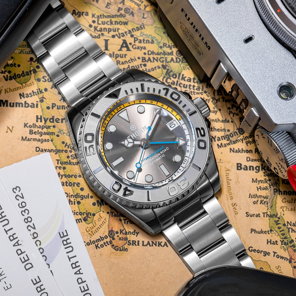 THORN Titanium Helium Valve NH34 GMT Watch