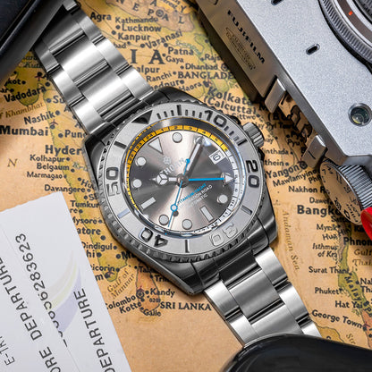 THORN Titanium Helium Valve NH34 GMT Watch