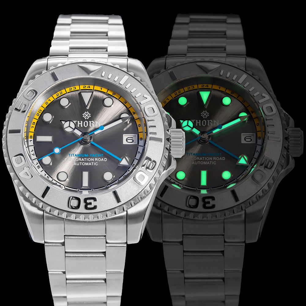 THORN Titanium GMT Dive Watch NH34A | 300m Automatic – Thorn Watch