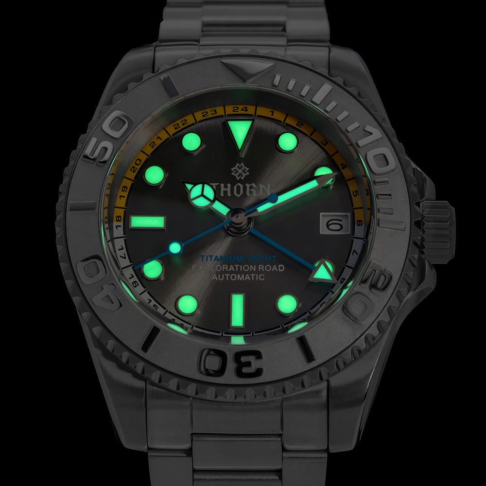 THORN Titanium Helium Valve NH34 GMT Watch