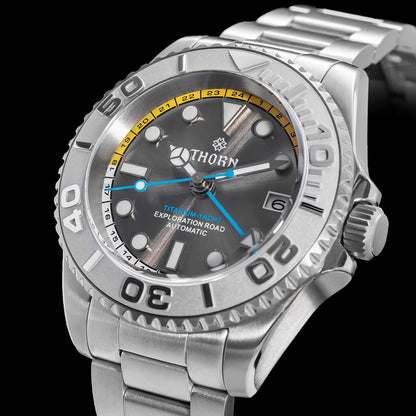 THORN Titanium Helium Valve NH34 GMT Watch
